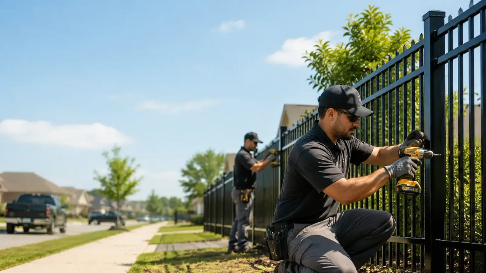 Metal Fence Installation in Sunny Side, GA